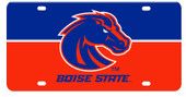 Boise State Broncos Metal License Plate Car Tag