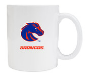 Boise State Broncos White Ceramic Mug (White).