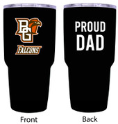 Bowling Green Falcons Proud Dad 24 oz Insulated Stainless Steel Tumblers Choose Your Color.