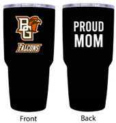 Bowling Green Falcons Proud Mom 24 oz Insulated Stainless Steel Tumblers Black.