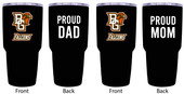 Bowling Green Falcons Proud Mom and Dad 24 oz Insulated Stainless Steel Tumblers 2 Pack Black.