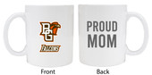 Bowling Green Falcons Proud Mom White Ceramic Coffee Mug 2-Pack (White).