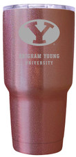Brigham Young Cougars 24 oz Insulated Tumbler Etched - Rose Gold