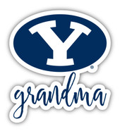 Brigham Young Cougars 4 Inch Proud Grand Mom Die Cut Decal
