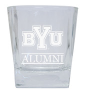 Brigham Young Cougars 8 oz Etched Alumni Glass Tumbler 2-Pack