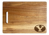 Brigham Young Cougars Engraved Wooden Cutting Board 10" x 14" Acacia Wood