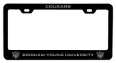 Brigham Young Cougars Laser Engraved Metal License Plate Frame Choose Your Color