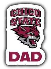 California State University, Chico 4-Inch Proud Dad Die Cut Decal