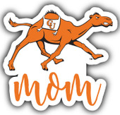 Campbell University Fighting Camels Proud Mom 4-Inch Die Cut Decal, Multi