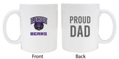 Central Arkansas BearsProud Dad White Ceramic Coffee Mug (White).