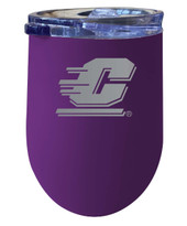 Central Michigan University 12 oz Etched Insulated Wine Stainless Steel Tumbler Purple