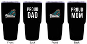 Coastal Carolina University Proud Mom and Dad 24 oz Insulated Stainless Steel Tumblers 2 Pack Black.