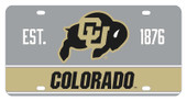 Colorado Buffaloes Metal License Plate