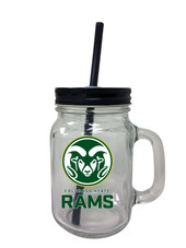 Colorado State University Mason Jar Glass 2-Pack