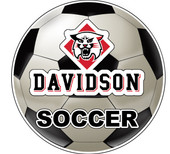 Davidson College 4-Inch Round Soccer Ball Vinyl Decal Sticker