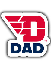 Dayton Flyers 4-Inch Proud Dad Die Cut Decal