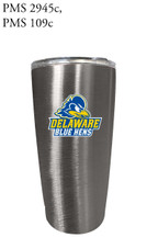 Delaware Blue Hens 16 oz Insulated Stainless Steel Tumbler colorless