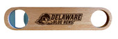 Delaware Blue Hens Laser Etched Wooden Bottle Opener College Logo Design