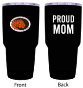 East Central University Tigers Proud Mom 24 oz Insulated Stainless Steel Tumblers Black.