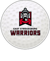 East Stroudsburg University 4-Inch Round Golf Ball Vinyl Decal Sticker