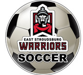 East Stroudsburg University 4-Inch Round Soccer Ball Vinyl Decal Sticker