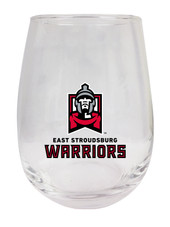 East Stroudsburg University 9 oz Stemless Wine Glass