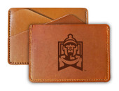 East Stroudsburg University College Leather Card Holder Wallet
