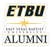 East Texas Baptist University 4-Inch Laser Cut Alumni Vinyl Decal Sticker