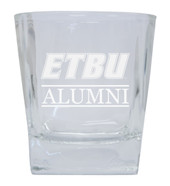 East Texas Baptist University 8 oz Etched Alumni Glass Tumbler 2-Pack