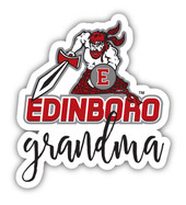 Edinboro University 4 Inch Proud Grand Mom Die Cut Decal