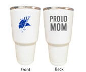 Elizabeth City State University Proud Mom 24 oz Insulated Stainless Steel Tumblers Choose Your Color.