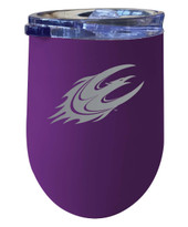 Elon University 12 oz Etched Insulated Wine Stainless Steel Tumbler Purple