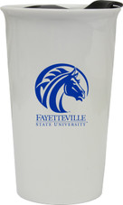 Fayetteville State University Double Walled Ceramic Tumbler