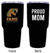 Florida A&M Rattlers Proud Mom 24 oz Insulated Stainless Steel Tumblers Black.