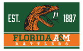 Florida A&M Rattlers Wood Sign with Frame