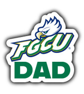 Florida Gulf Coast Eagles 4-Inch Proud Dad Die Cut Decal