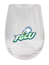 Florida Gulf Coast Eagles 9 oz Stemless Wine Glass