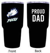 Florida Gulf Coast Eagles Proud Dad 24 oz Insulated Stainless Steel Tumblers Black.