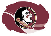 Florida State Seminoles 5x6 Inch Swirl Magnet Single