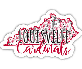 Louisville Cardinals Wood Sign with String - College Fabric Store
