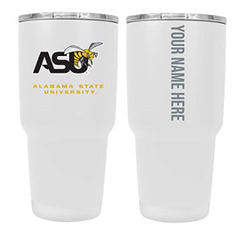 Personalized 30 oz Insulated Stainless Steel Tumbler - White