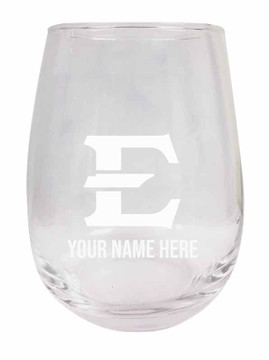 Custom Design Etched Wine Glass