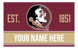 Florida State University Fleece Fabric by Sykel-fsu Seminoles -  Denmark