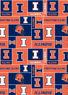 21 inch CTI University Of Illinois Fighting Illini Football Foil