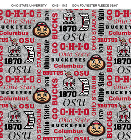 OHIO STATE BUCKEYES MUG GRANDE DOT PATTERN