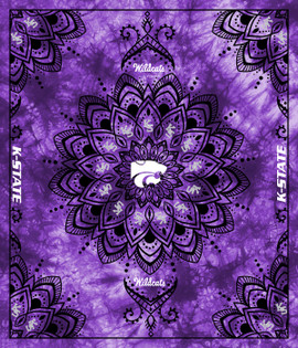 Officially Licensed Minky Fleece Kansas State Wildcats Wall Tapestry and Throw Blanket-48" x 56" Officially Licensed Minky Fleece Kansas State Wildcats Wall Tapestry and Throw Blanket-48" x 56"