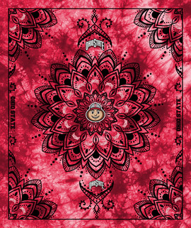 Officially Licensed Minky Fleece Ohio State Buckeyes Wall Tapestry and Throw Blanket-48" x 56" Officially Licensed Minky Fleece Ohio State Buckeyes Wall Tapestry and Throw Blanket-48" x 56"