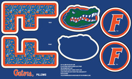 Official Licensed University of Florida Minky DIY Pillow Project. Cut, Sew, and Stuff-Each Panel yields 3 pillows Official Licensed University of Florida Minky DIY Pillow Project. Cut, Sew, and Stuff-Each Panel yields 3 pillows