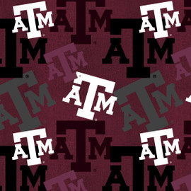 Official Licensed Texas A&M Cotton Quilting Fabric-Texas A and M Aggies Letters Cotton Fabric Sold by the Yard Official Licensed Texas A&M Cotton Quilting Fabric-Texas A and M Aggies Letters Cotton Fabric Sold by the Yard