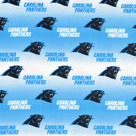 Carolina Panthers NFL Football Cotton Broadcloth Blue 58" Cotton Fabric NFL-6867D